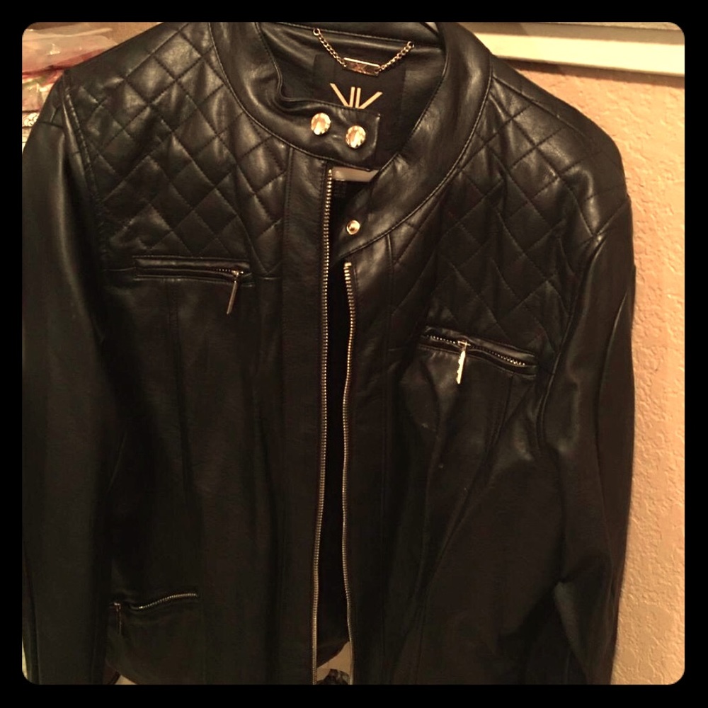 COPY - Black leather jacket